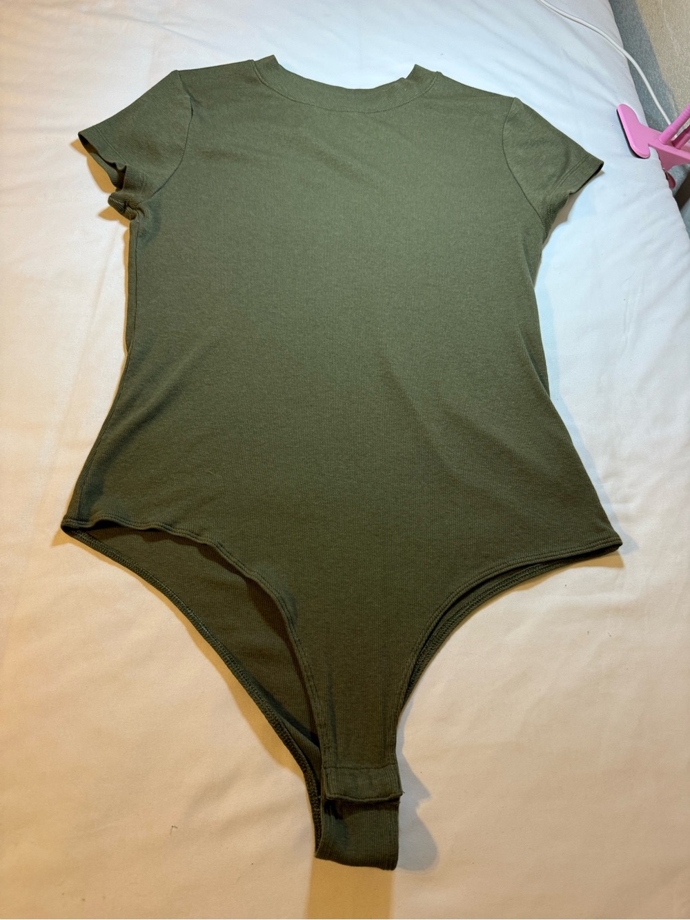 a new day Olive Green Short Sleeve One-Piece Bodysuit